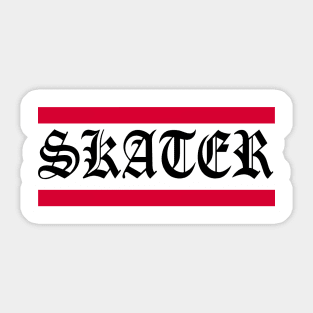 Skater - Skateboard - Longboard - Skating Sticker